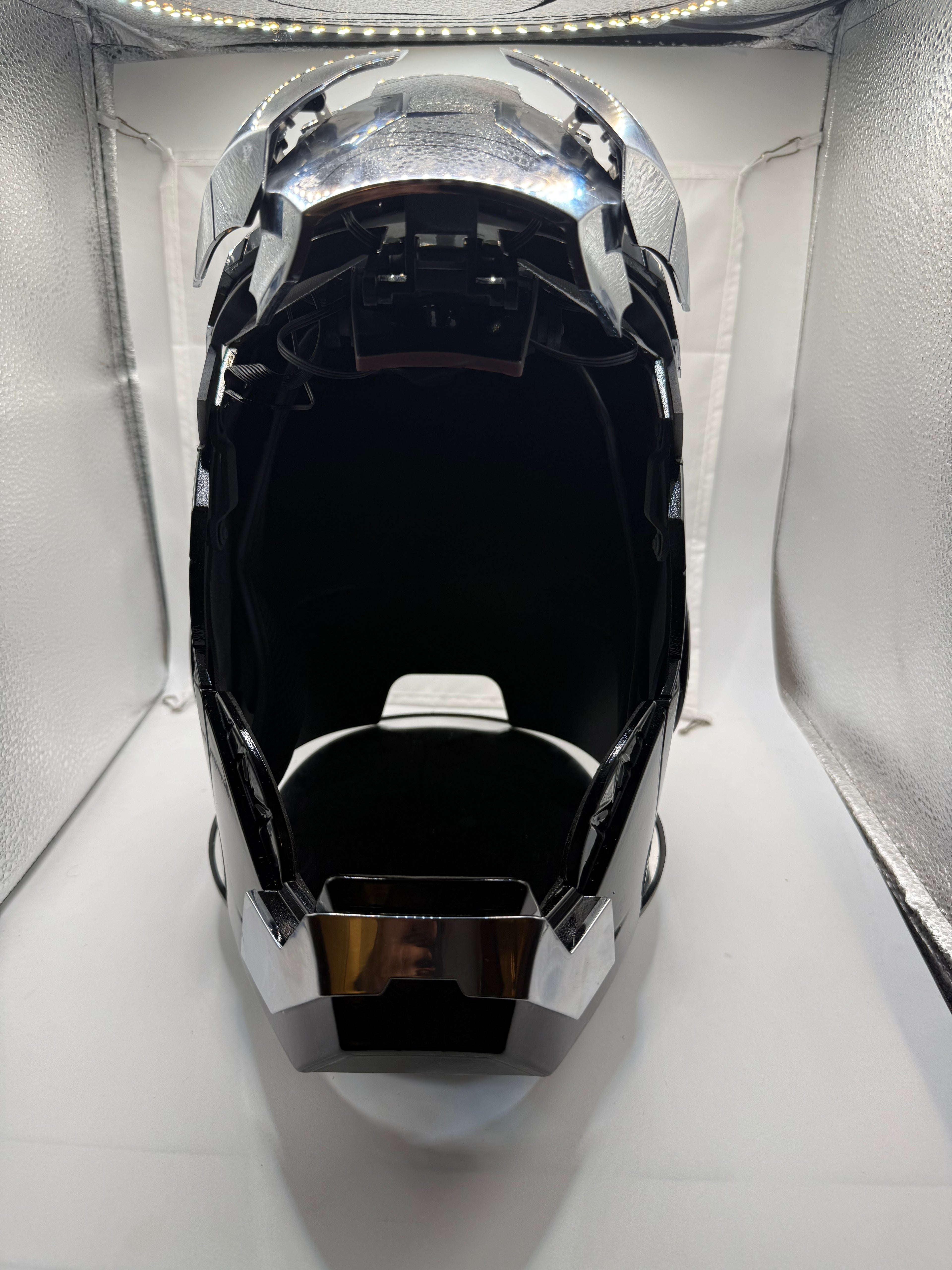 Custom Voice-Activated Helmet — Team & Brand-Inspired Fan Art